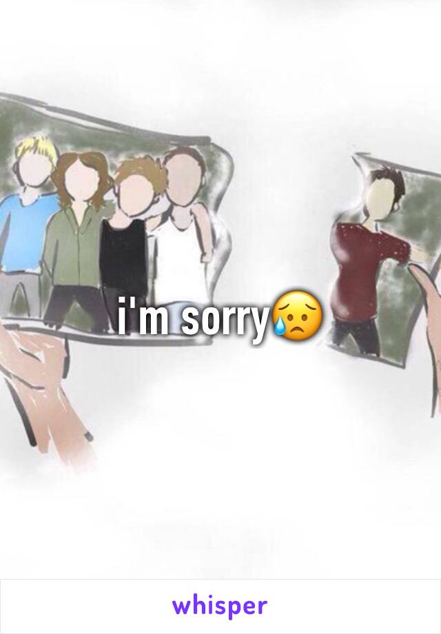 i'm sorry😥