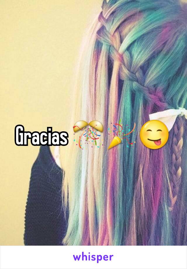 Gracias 🎊🎉😋