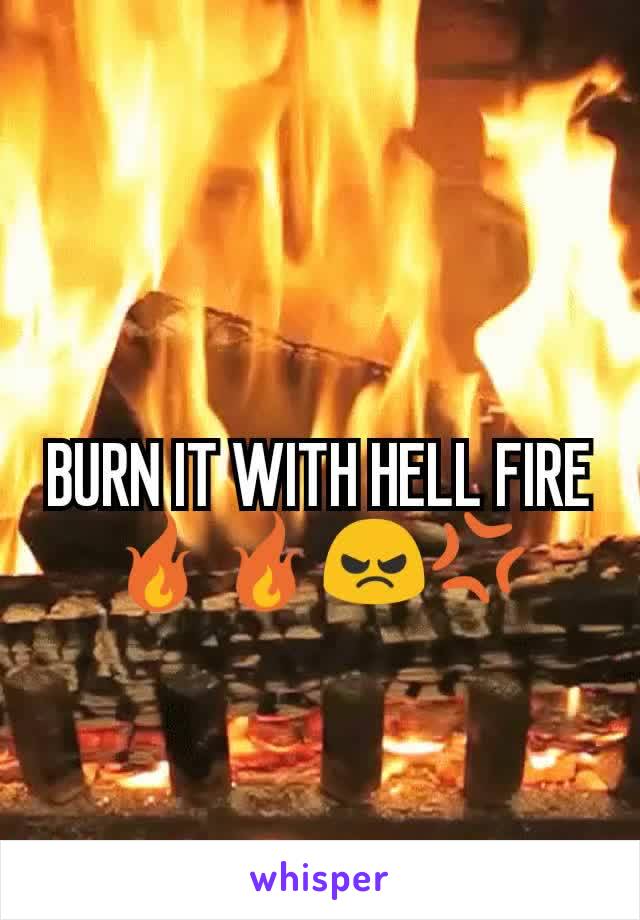 BURN IT WITH HELL FIRE 🔥🔥😠💢