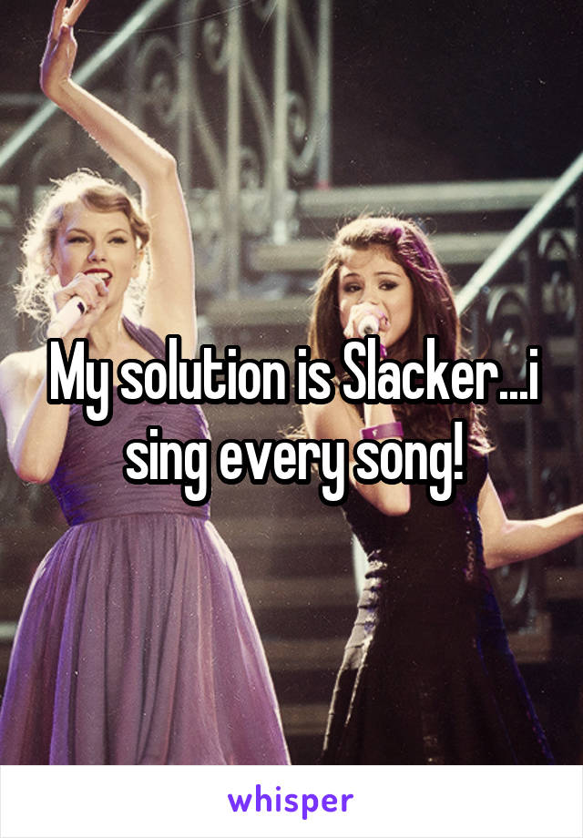 My solution is Slacker...i sing every song!