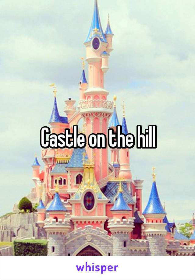 Castle on the hill