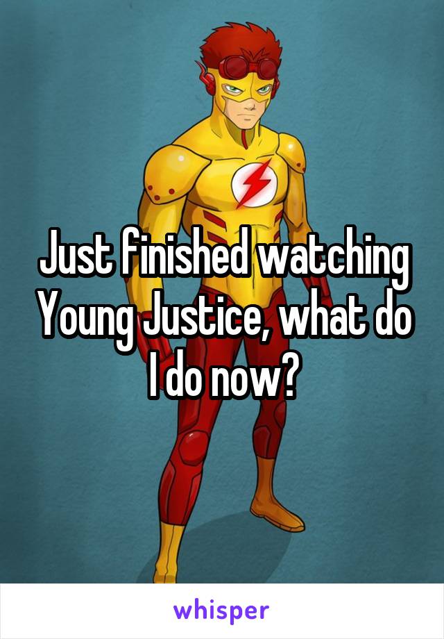 Just finished watching Young Justice, what do I do now?