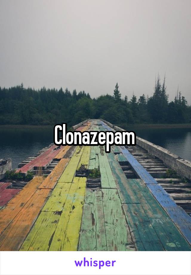 Clonazepam 