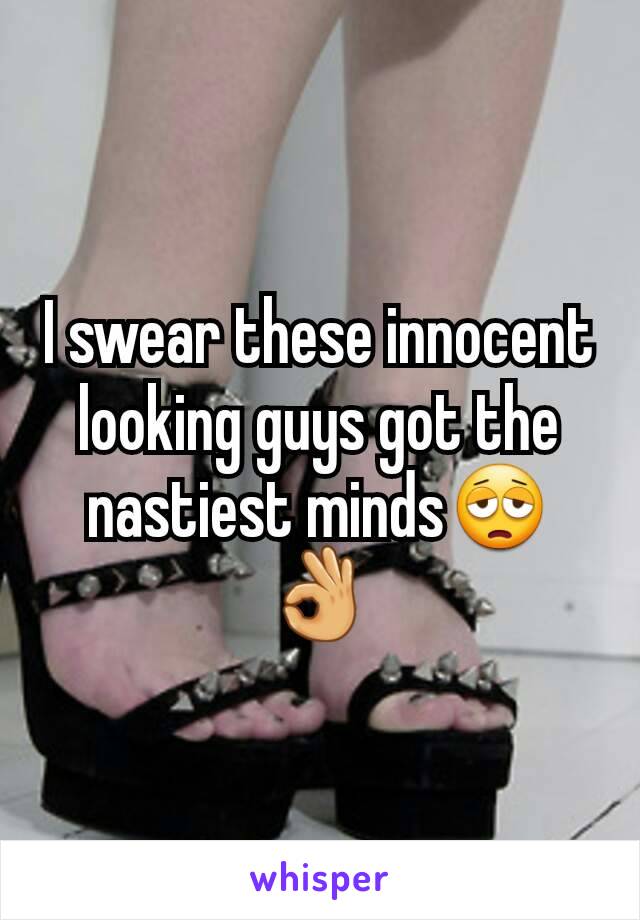 I swear these innocent looking guys got the nastiest minds😩👌