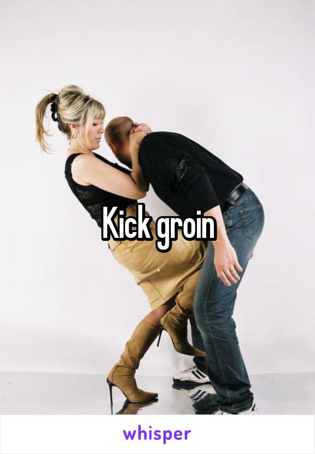  Kick groin