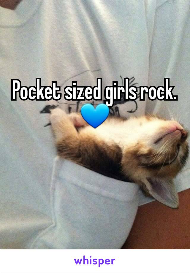 Pocket sized girls rock.💙