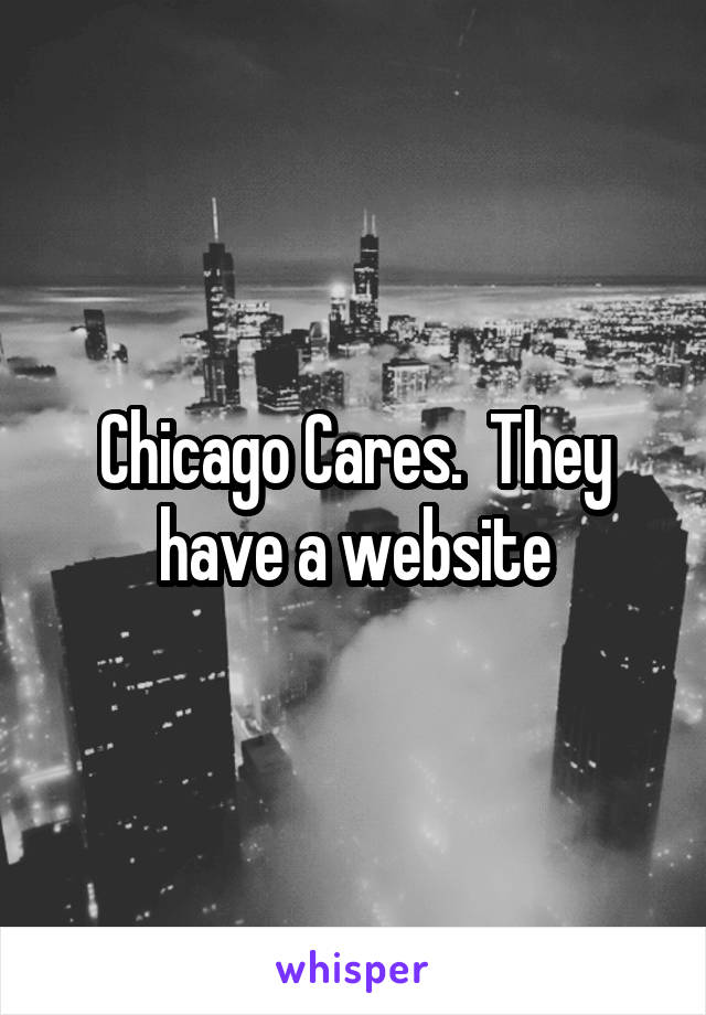 Chicago Cares.  They have a website