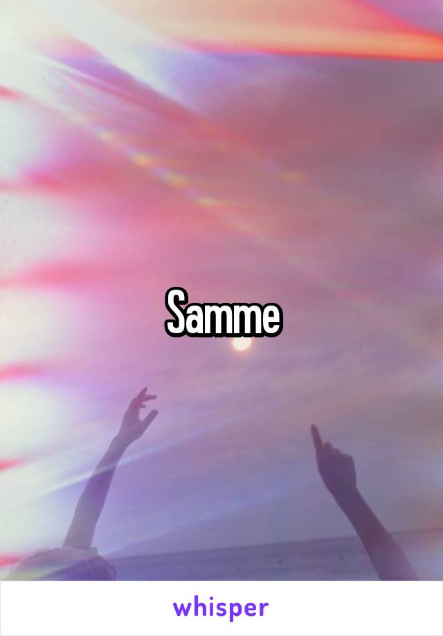 Samme