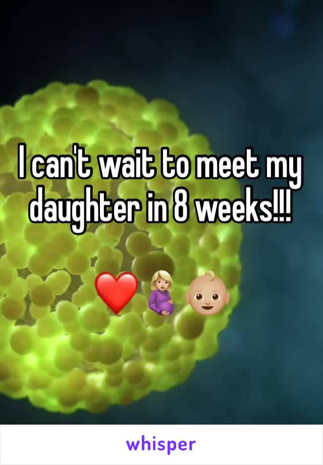 I can't wait to meet my daughter in 8 weeks!!! 

❤️🤰🏼👶🏼