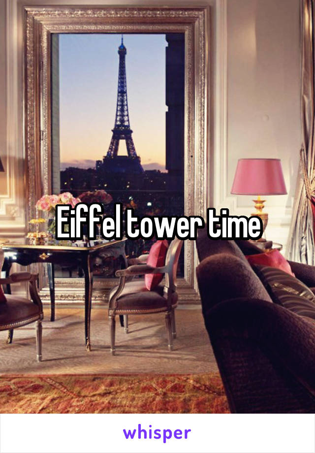 Eiffel tower time
