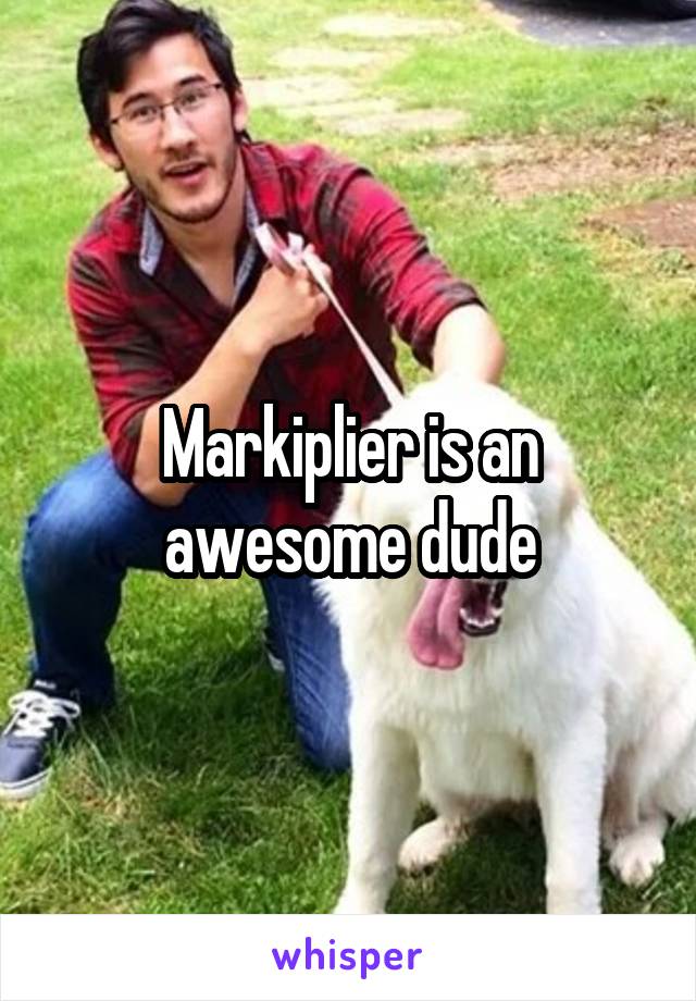 Markiplier is an awesome dude