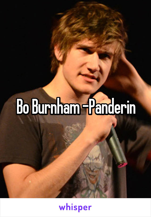 Bo Burnham -Panderin