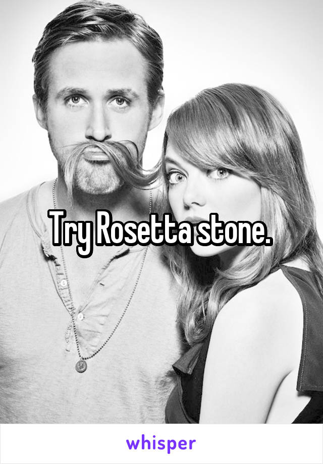 Try Rosetta stone. 