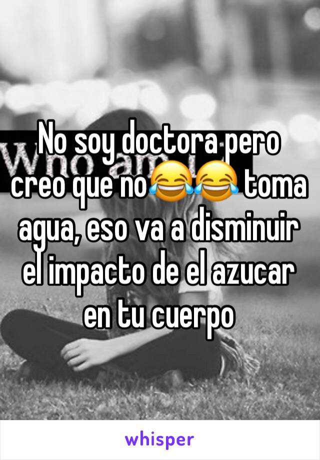 No soy doctora pero creo que no😂😂 toma agua, eso va a disminuir el impacto de el azucar en tu cuerpo