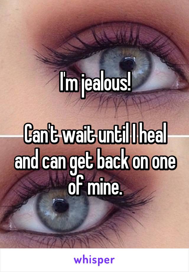 I'm jealous!

Can't wait until I heal and can get back on one of mine.