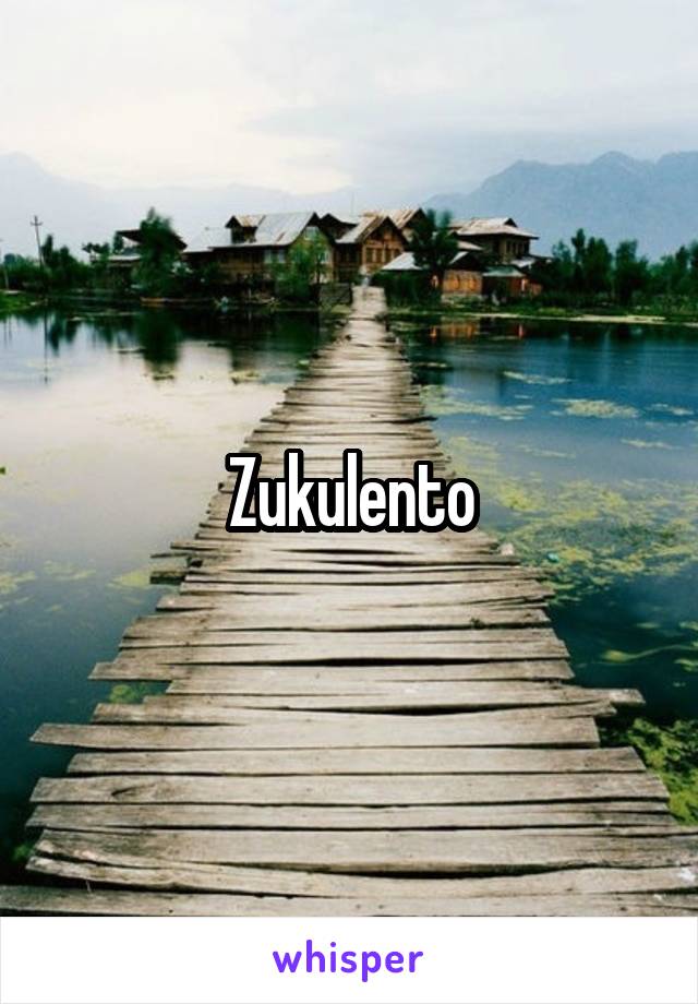 Zukulento