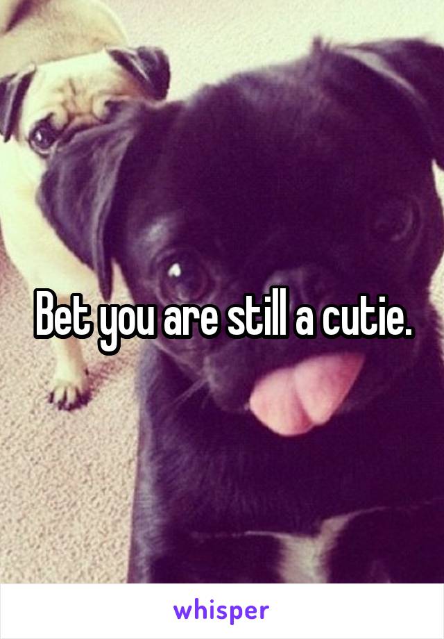 Bet you are still a cutie.