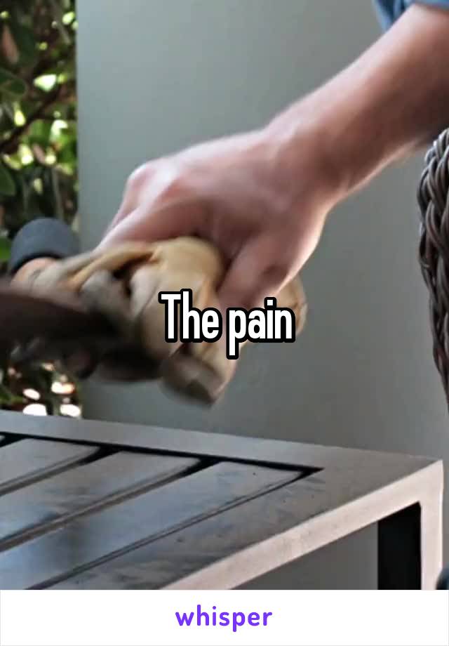 The pain