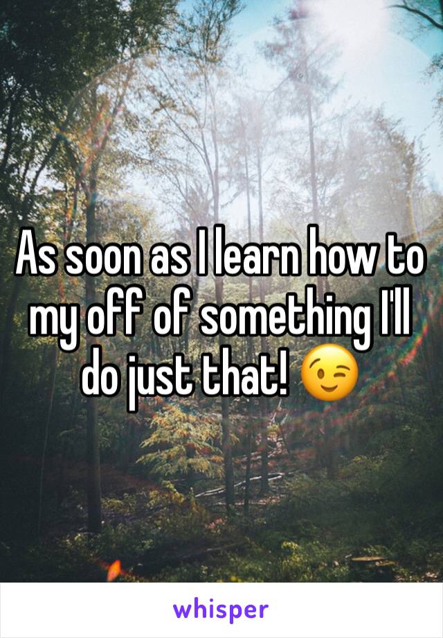 As soon as I learn how to my off of something I'll do just that! 😉