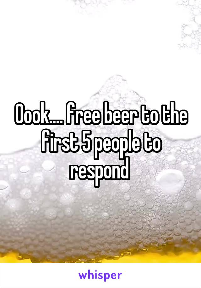 Oook.... free beer to the first 5 people to respond 