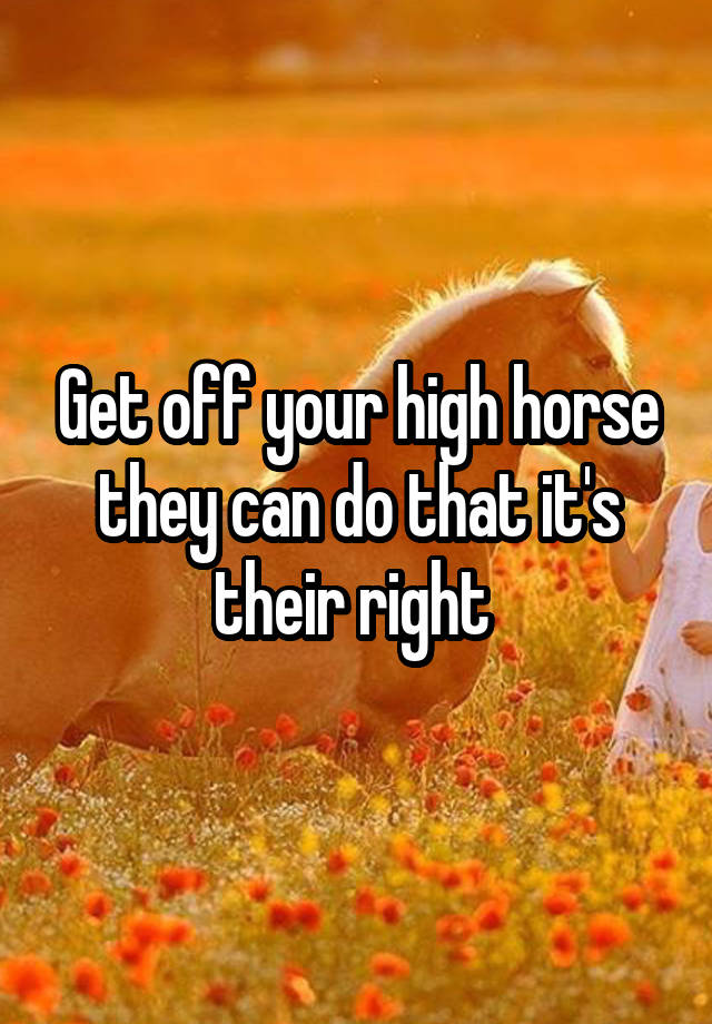 get-off-your-high-horse-they-can-do-that-it-s-their-right