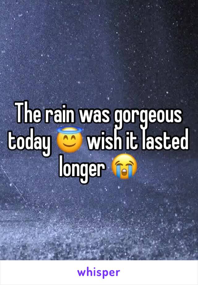 The rain was gorgeous today 😇 wish it lasted longer 😭