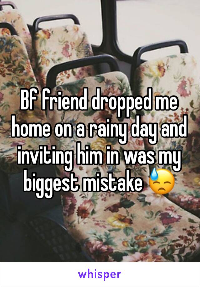 Bf friend dropped me home on a rainy day and inviting him in was my biggest mistake 😓