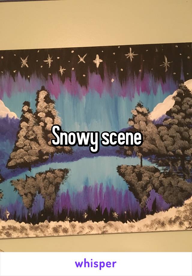 Snowy scene