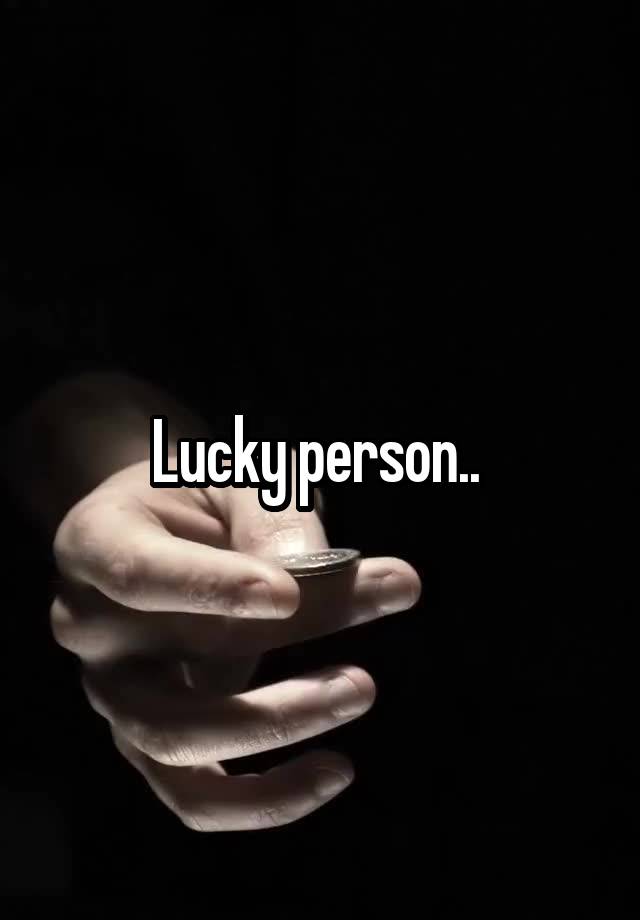 lucky-person