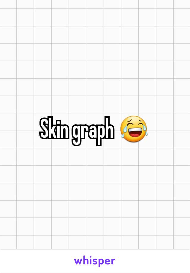 Skin graph 😂