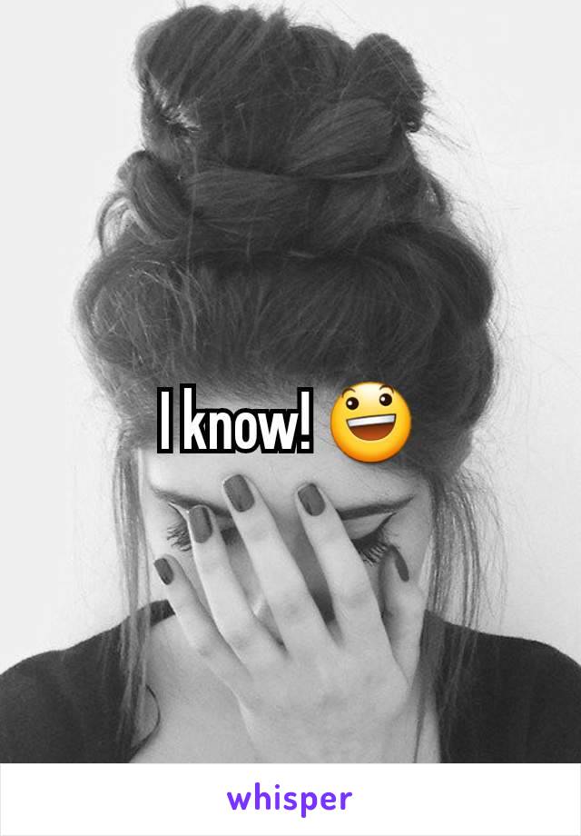 I know! 😃