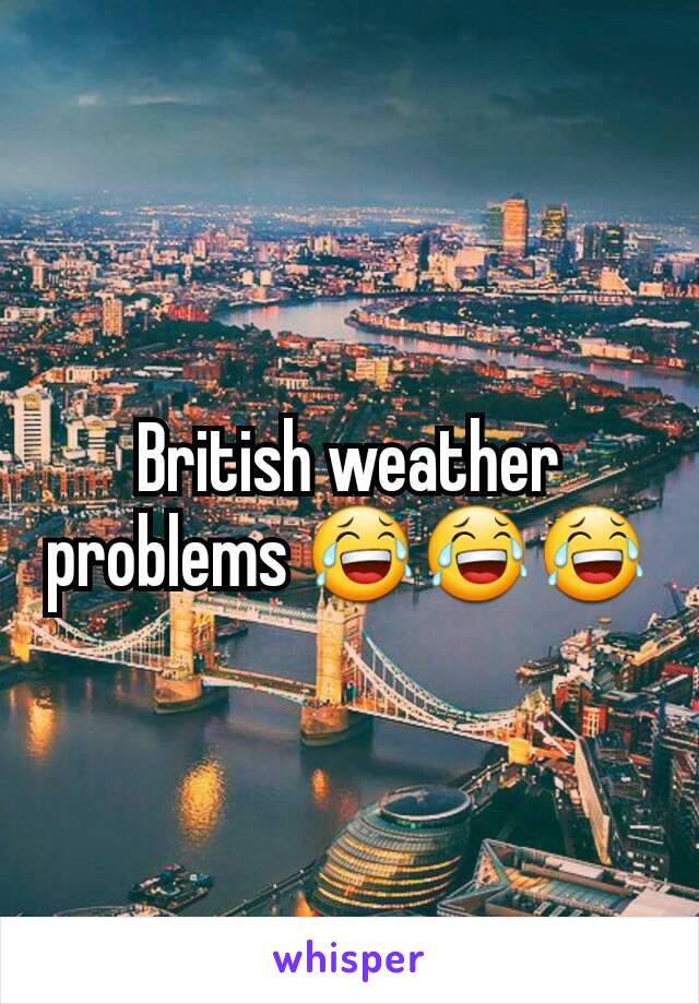 British weather problems 😂😂😂