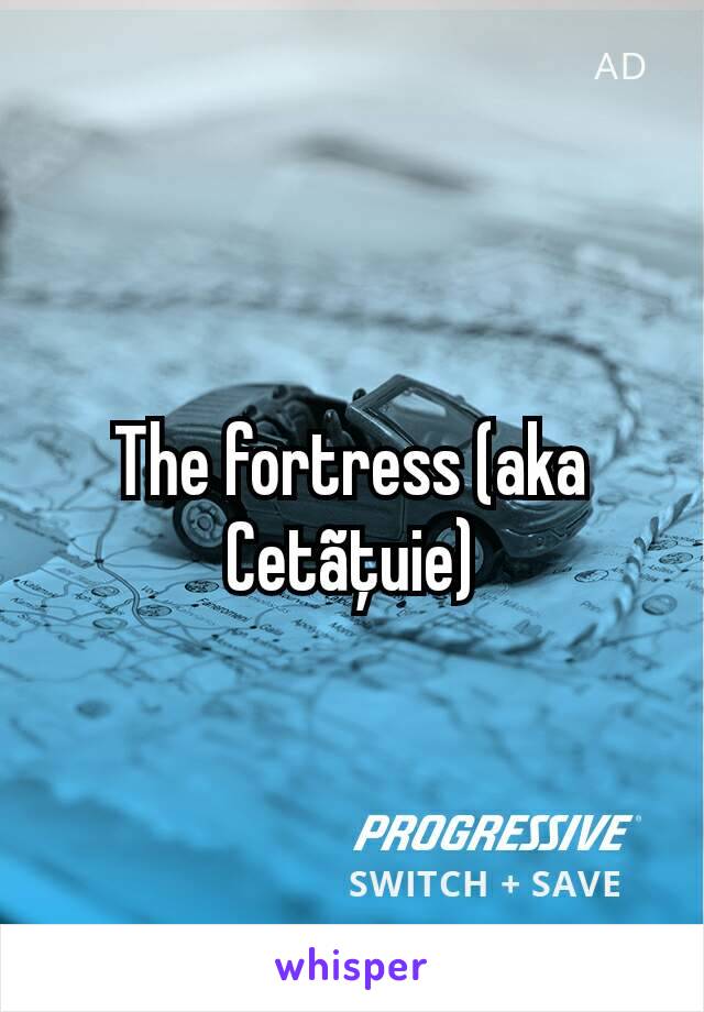 The fortress (aka Cetãţuie)