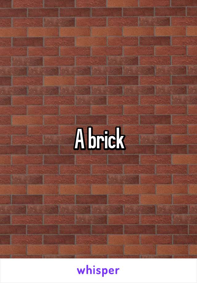 A brick