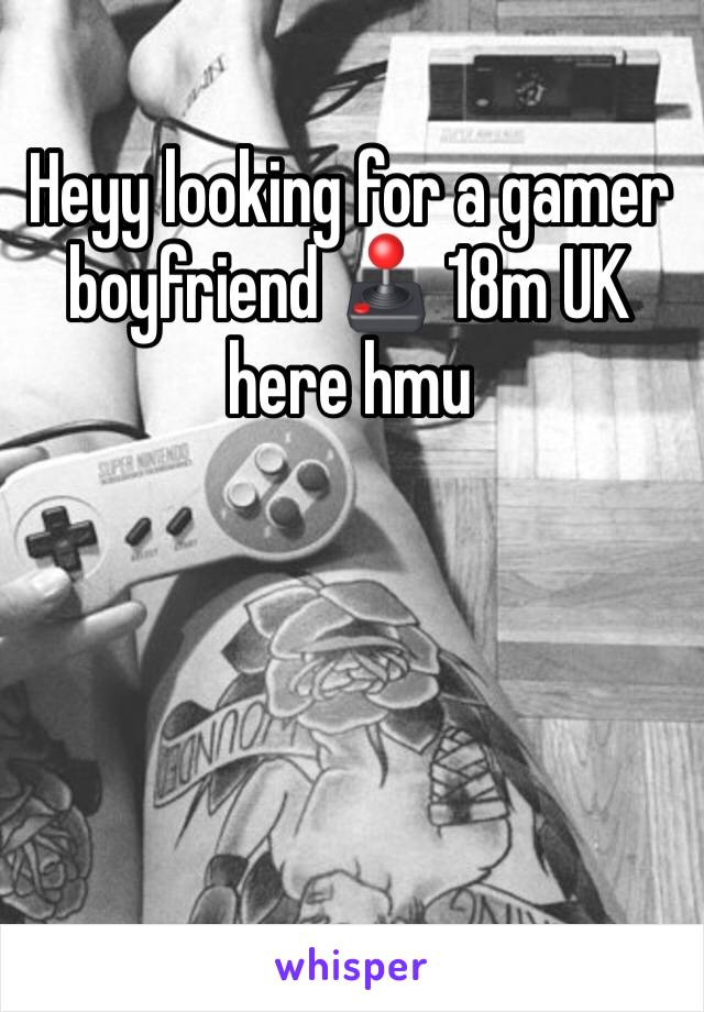 Heyy looking for a gamer boyfriend 🕹 18m UK here hmu