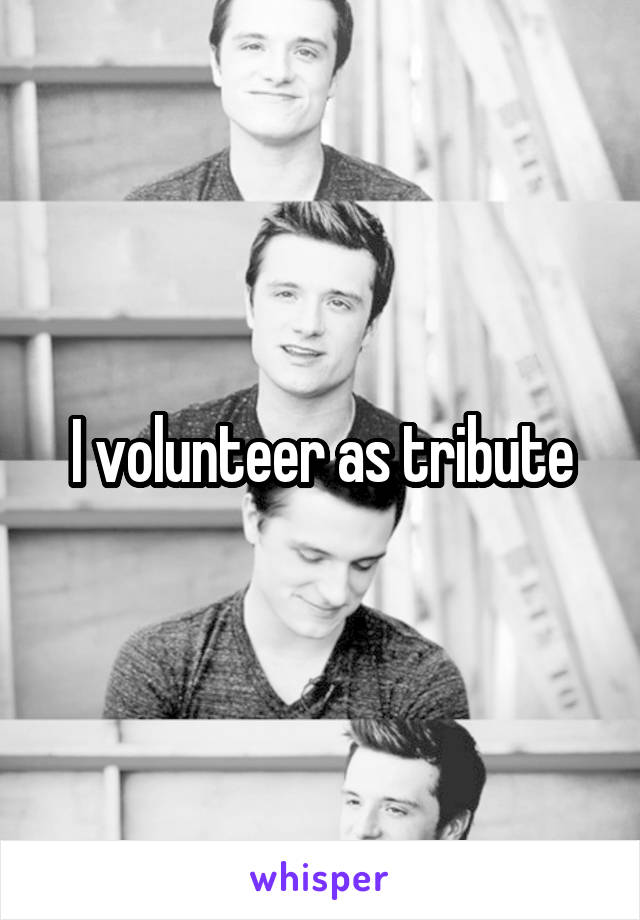 I volunteer as tribute