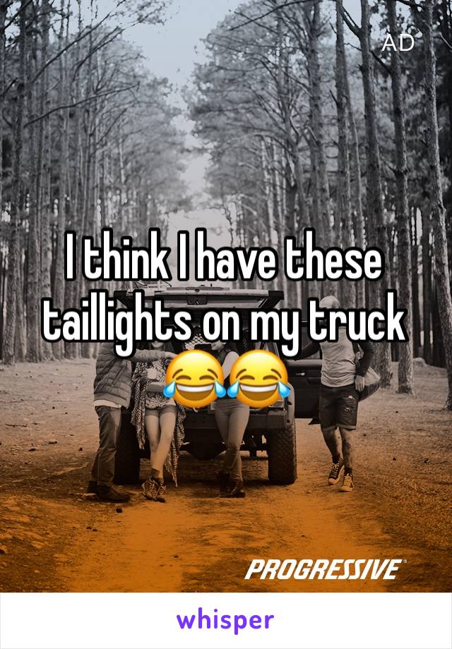 I think I have these taillights on my truck 😂😂