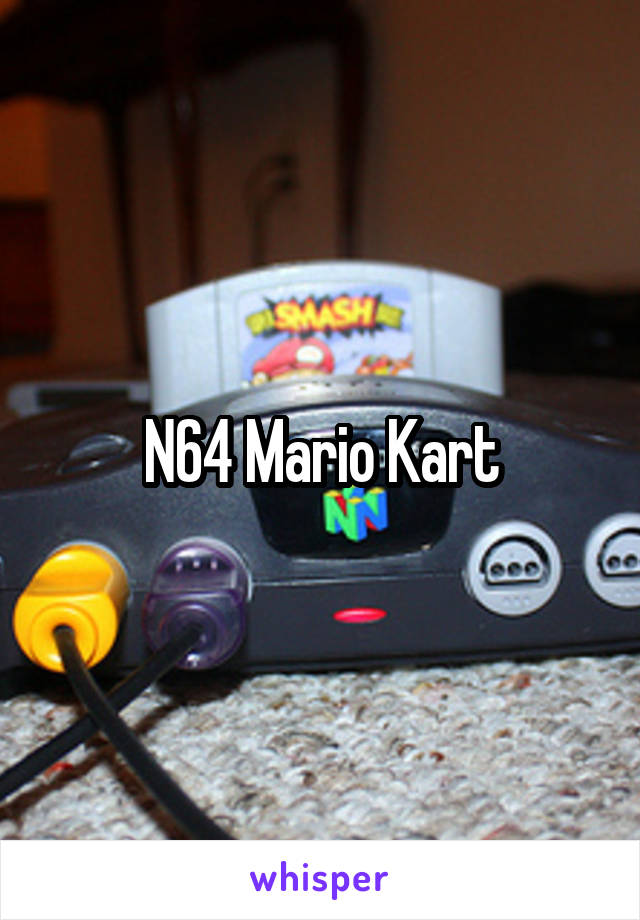 N64 Mario Kart