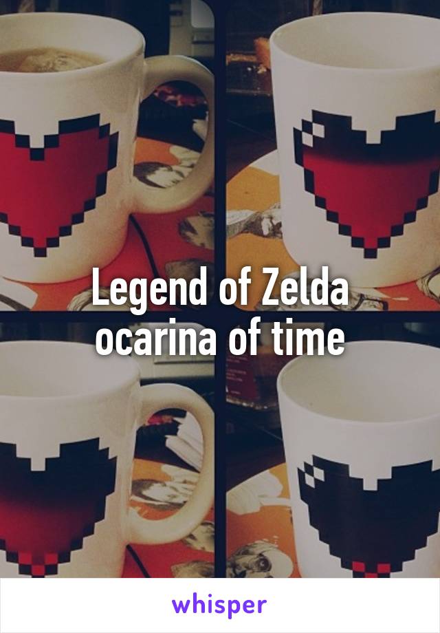 Legend of Zelda ocarina of time