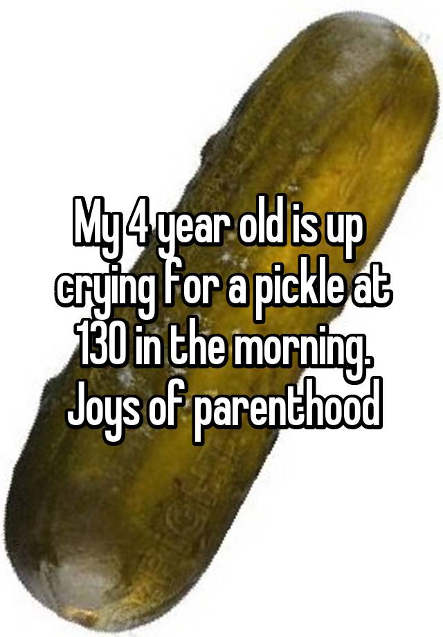 my-4-year-old-is-up-crying-for-a-pickle-at-130-in-the-morning-joys-of