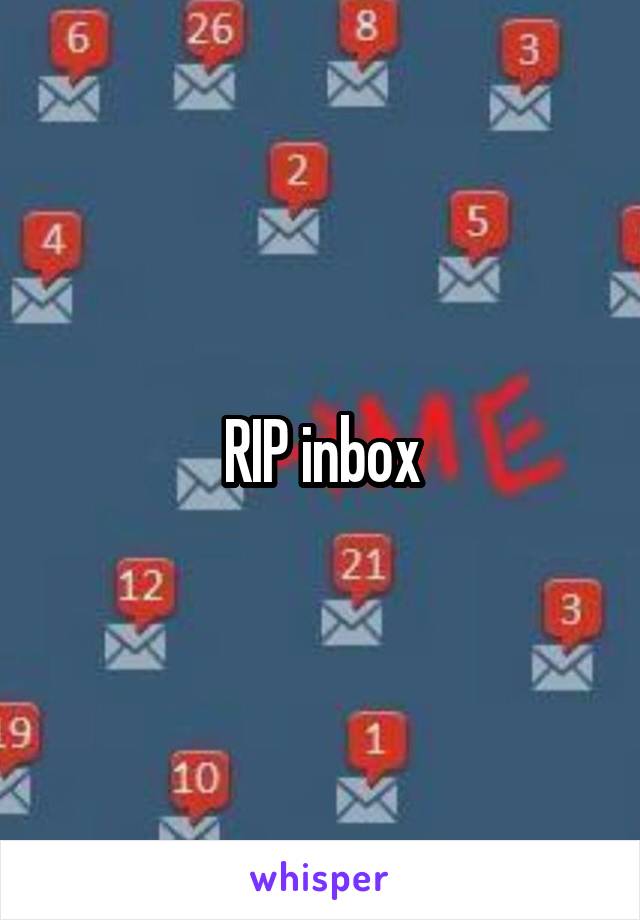 RIP inbox