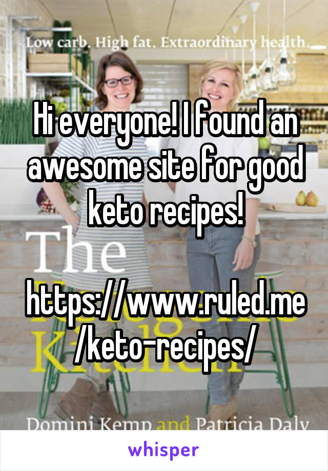 Hi everyone! I found an awesome site for good keto recipes!

https://www.ruled.me/keto-recipes/