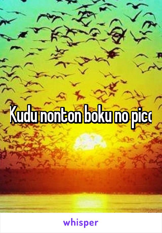 Kudu nonton boku no pico