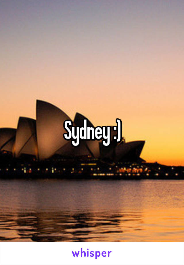 Sydney :)