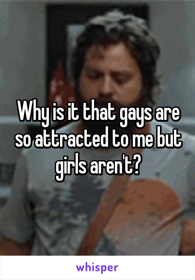 Why is it that gays are so attracted to me but girls aren't?