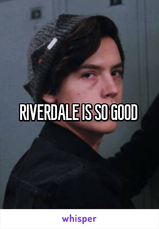 RIVERDALE IS SO GOOD 