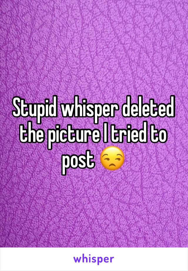 Stupid whisper deleted the picture I tried to post 😒