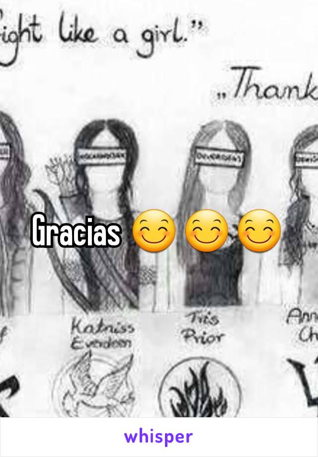 Gracias 😊😊😊