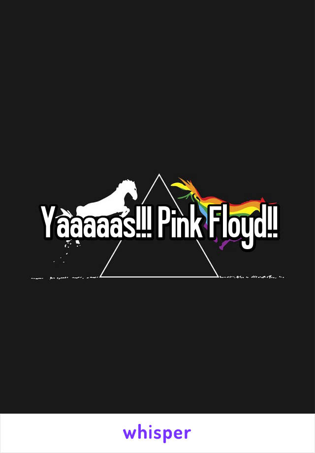 Yaaaaas!!! Pink Floyd!!