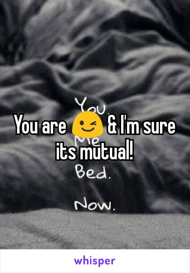 You are 😉 & I'm sure its mutual!